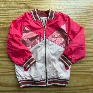 Genuine Kids from Oshkosh Pink Shiny Girls Jacket 3T